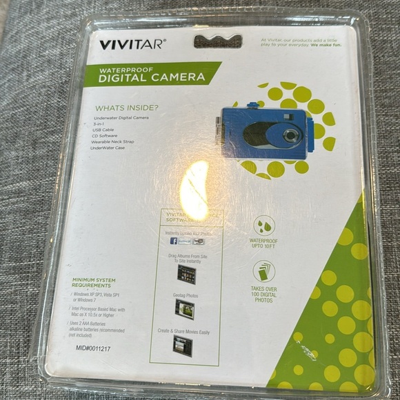 NEW Vivitar Make Splash Underwater Digital Camera 26690 100+ Photos 10ft… - Picture 4 of 5